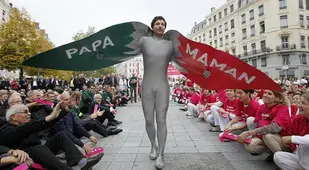 Gay Rights French Protest