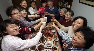 Chinese New Year Family Meal