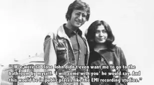 John Lennon Yoko Truck