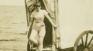 woman in bathing suit