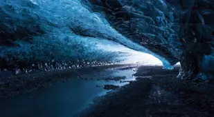 Beautiful Cave In Iceland