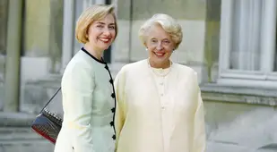 Hillary Green Suit