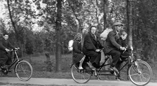 Fleeing On Bikes