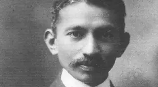 Gandhi In A Suit