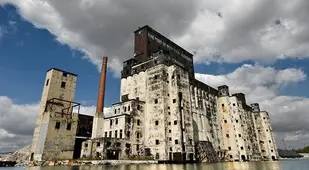 Grain Elevator Old Water