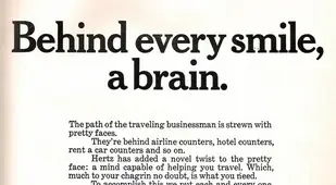 Hertz Ad Behind Every Smile