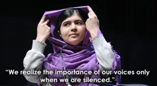 Inspirational Quotes For Women Malala Yousafzai