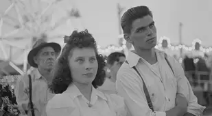 At The Fair Bw