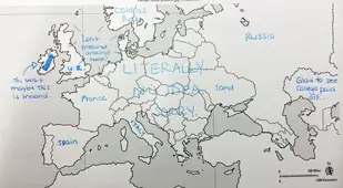 Europe Map No Idea