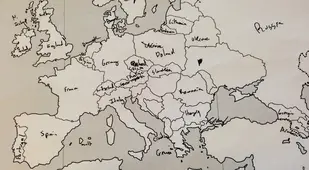 Europe Map Poland