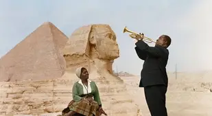 Louis Armstrong Playing At The Sphinx