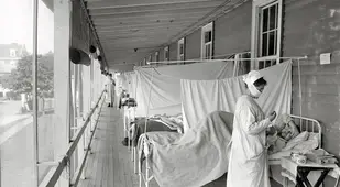 Porch Ward For The 1918 Flu