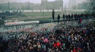 Berlin Wall Standing On Top