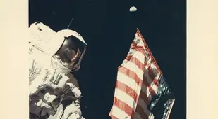 classic nasa american flag