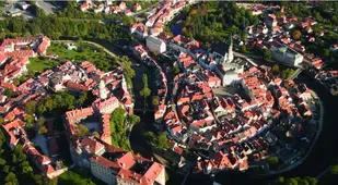 Beautiful Towns Cesky Aerial