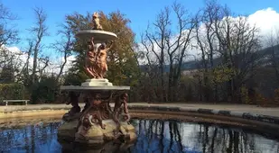 Fall Granja Fountain Water
