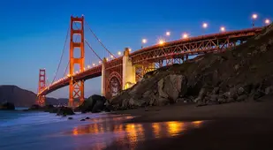 Golden Gate Bridge Photos Beach