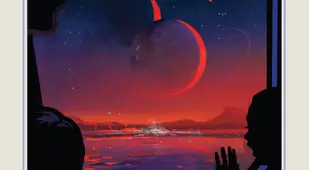 Trappist Exoplanet Poster
