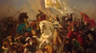 Joan Of Arc In Battle