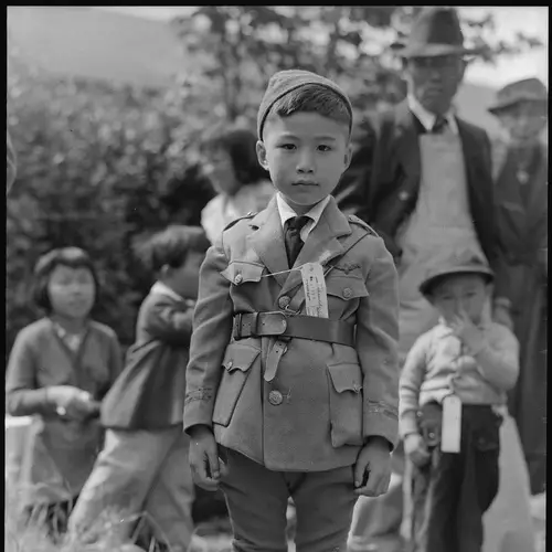 A Japanese Child In An Internment Camp