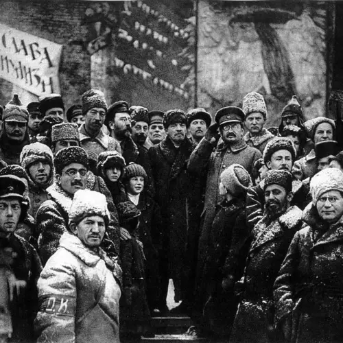 Lenin Celebrates The Second Anniversary Of The 1919 October Revolution