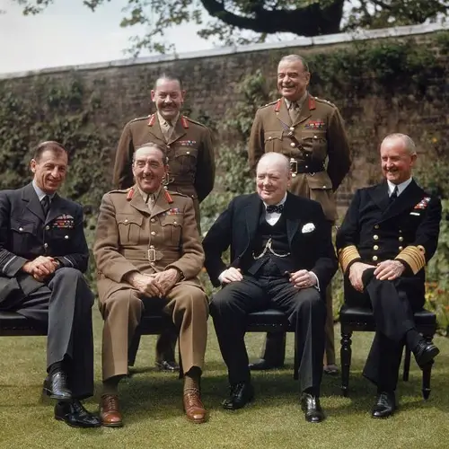The Face Churchill Made Upon Winning World War Two