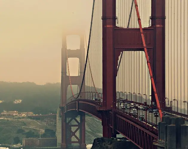 Golden Gate Bridge Haze