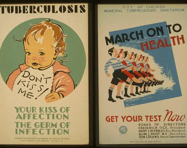 Vintage Health Posters Tuberculosis March