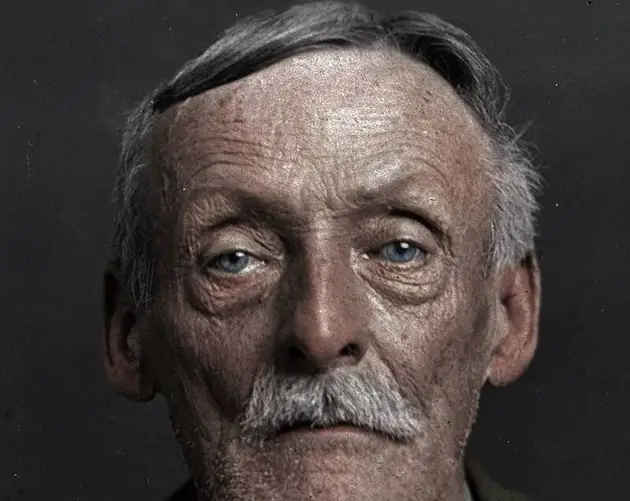 Colorized Portrait Of Albert Fish
