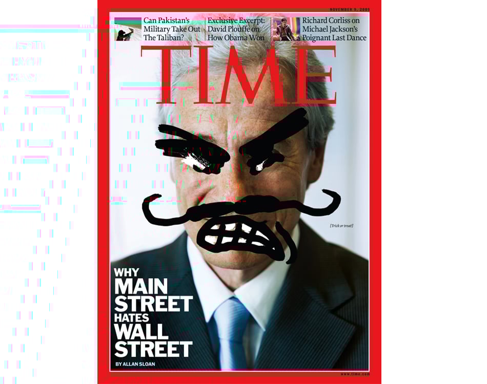 Bizarre Magazine Wall Street