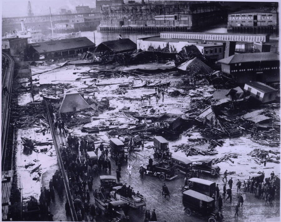 Boston Molasses Disaster Wreckage