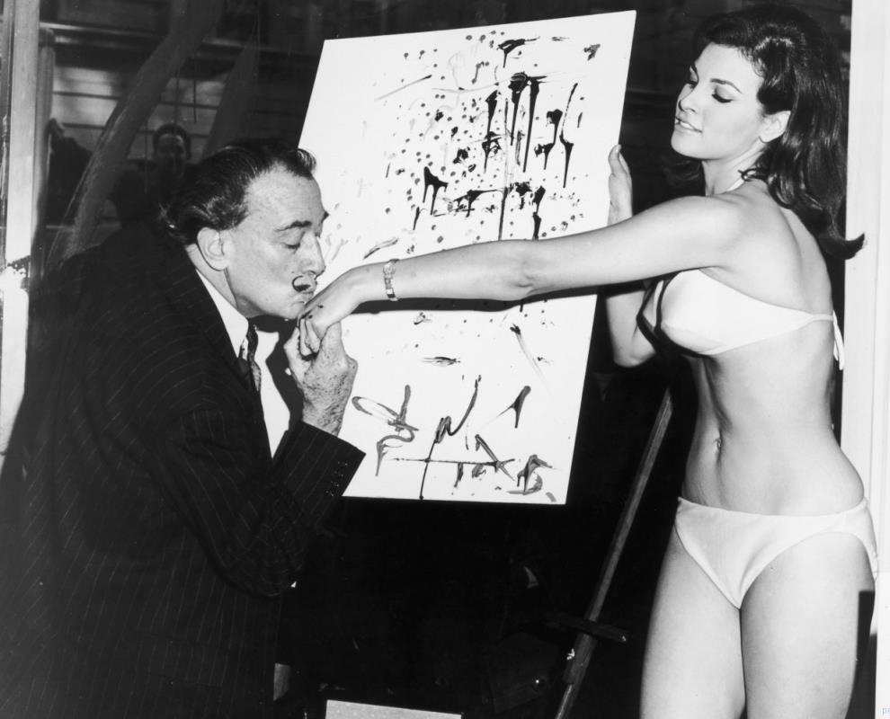 Salvador Dali Raquel Welch