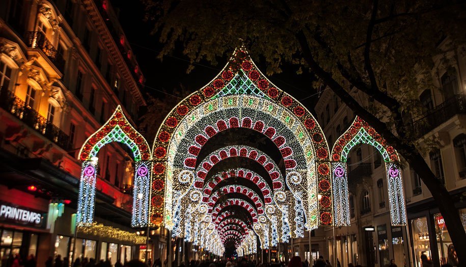 Lyon Light Festival Promenade