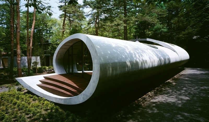 Modern Shell Home in Japan
