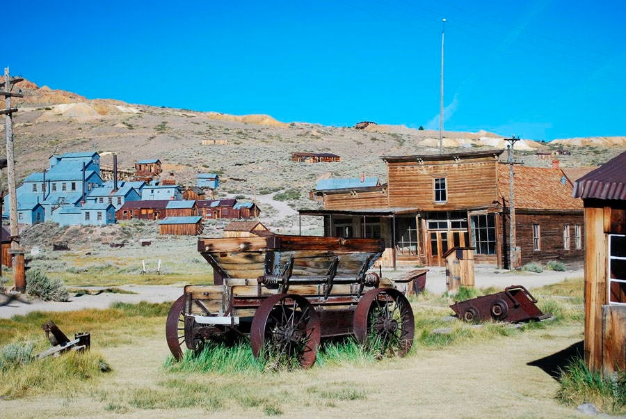Abandoned Cities Bodie Wagon