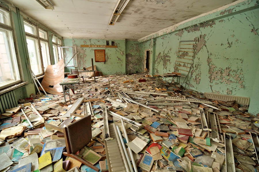 Abandoned Cities Pripyat Schoolhouse