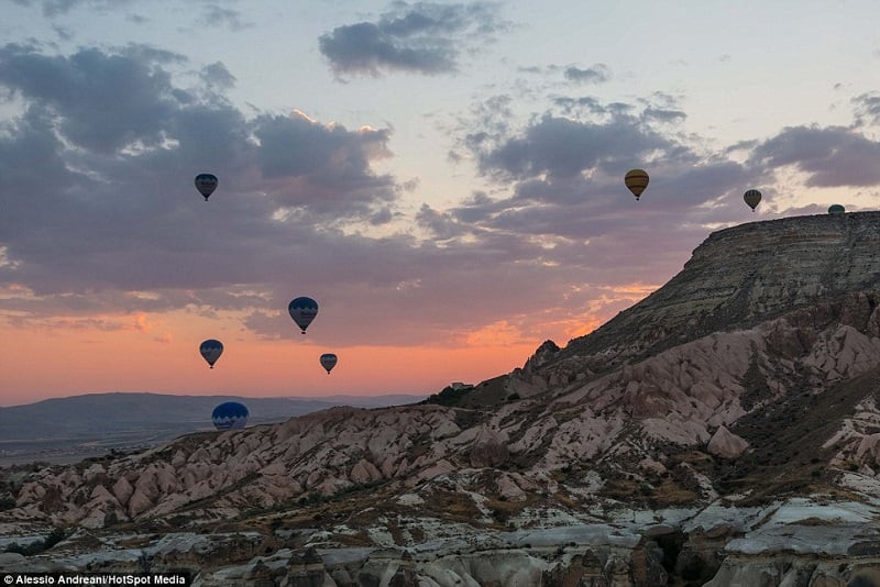 Hot Air Balloons By Alessio Andrean