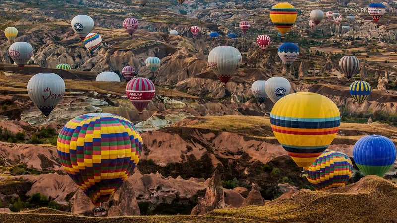 Colorful Hot Air Balloons