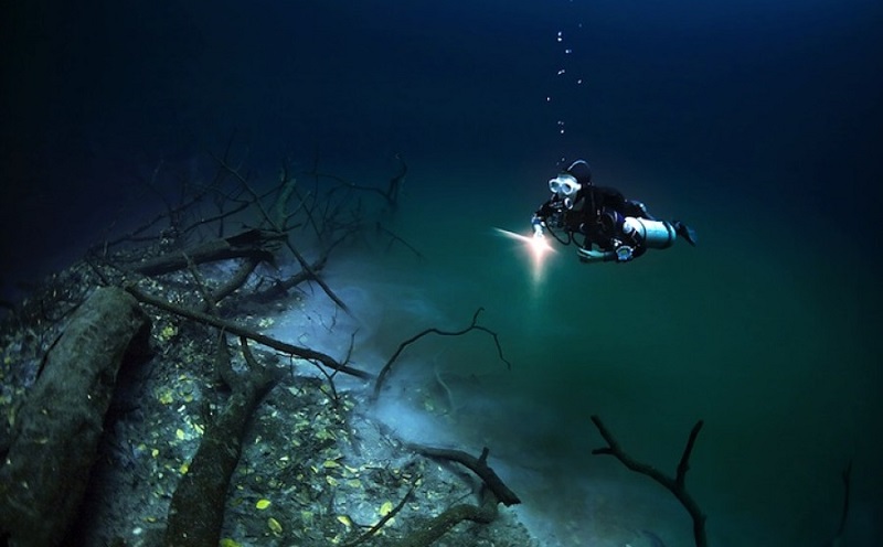 Underwater River in Cenote