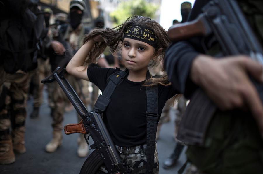 Palestinian Girl Gaza City