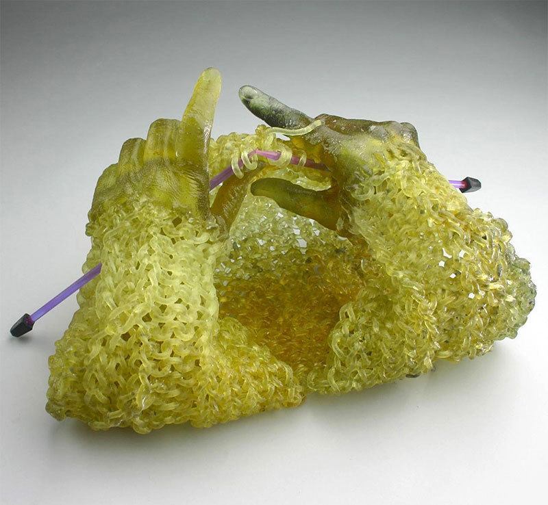 Knitting Glass Photos