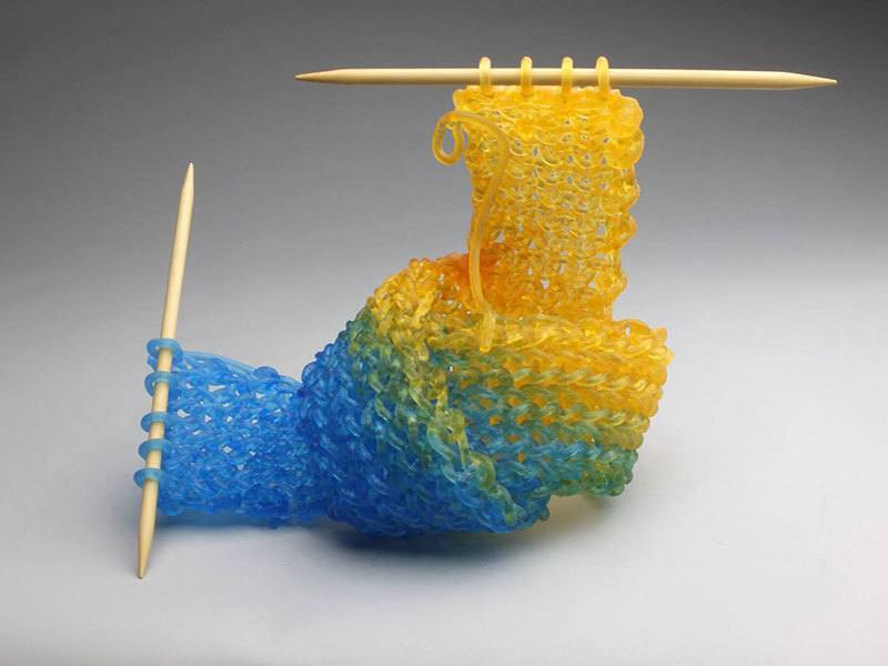 Exhibition of Knitting Glass Artwork