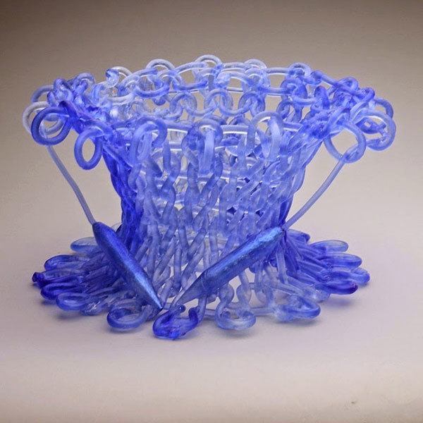 Knitted Glass Sculpture