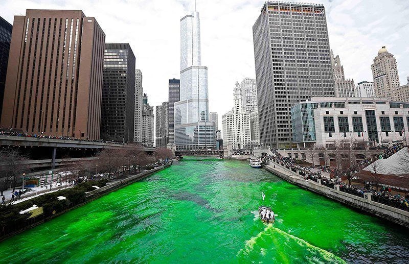 Chicago River St. Patricks Day