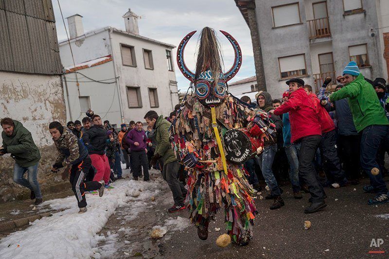 Horned Mask of El Jarramplas