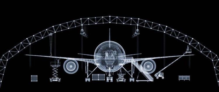 X-ray Art Boeing