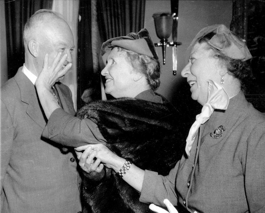 Helen Keller Meets Dwight Eisenhower