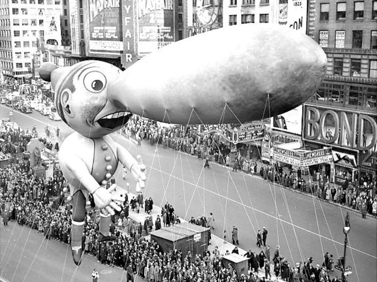 Vintage Macys Thanksgiving Day Parade Photos Pinocchio