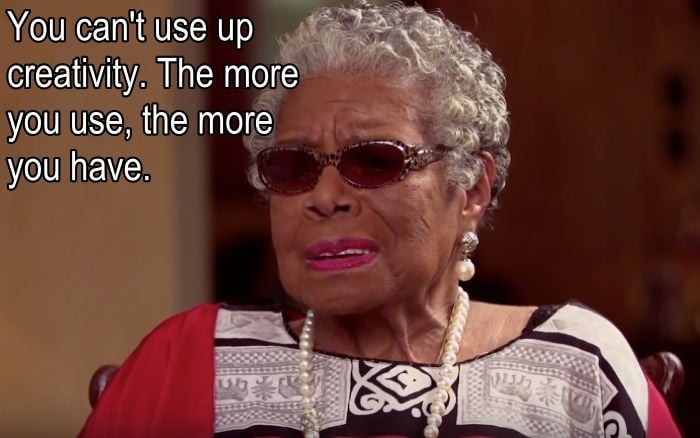 Maya Angelou Quotes Creativity Use