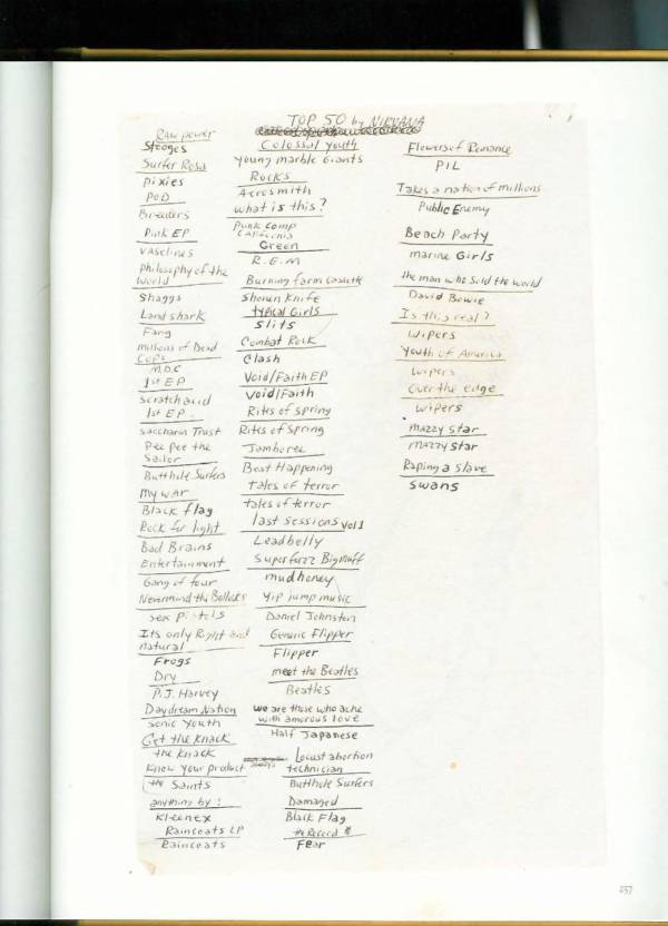 Kurt Cobain Journals 259